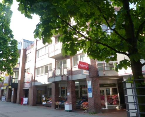 Blick über den Neuer Markt