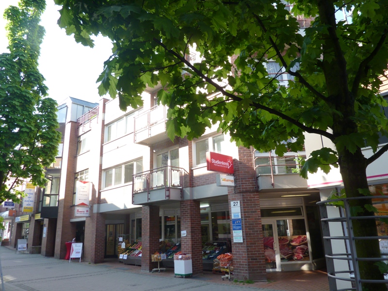 Blick über den Neuer Markt